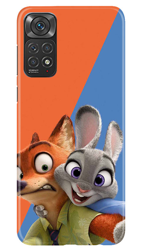 Cartoon Mobile Back Case for Redmi Note 11s (Design - 306)