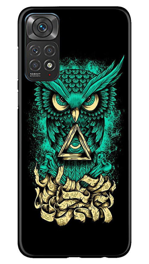 Owl Mobile Back Case for Redmi Note 11s (Design - 317)