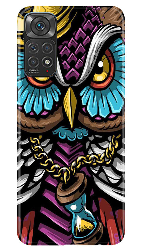 Owl Mobile Back Case for Redmi Note 11s (Design - 318)