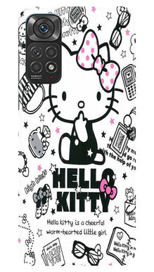 Hello Kitty Mobile Back Case for Redmi Note 11s (Design - 320)