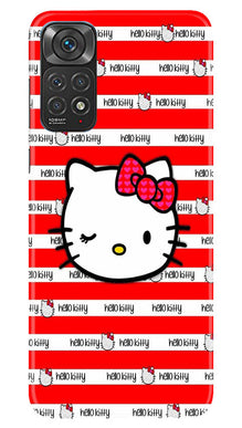 Hello Kitty Mobile Back Case for Redmi Note 11s (Design - 323)