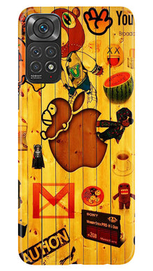 Wooden Texture Mobile Back Case for Redmi Note 11s (Design - 326)