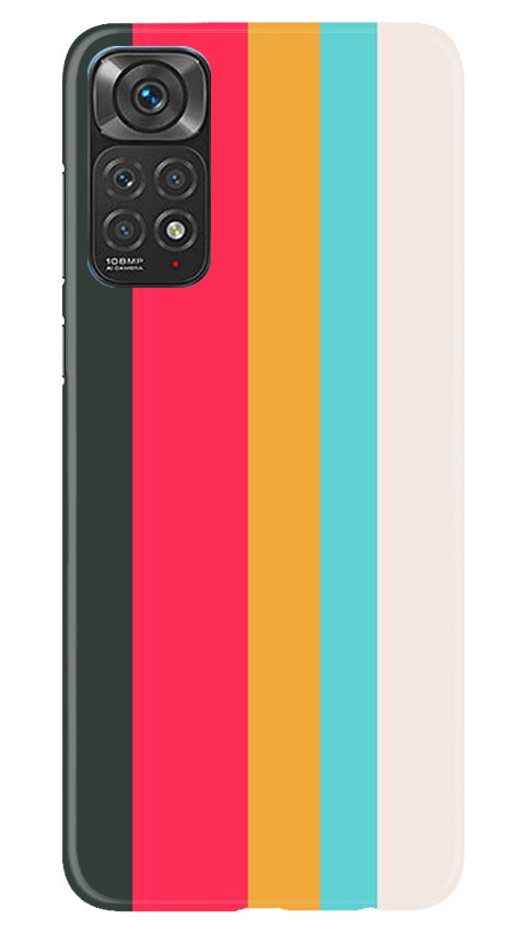 Color Pattern Mobile Back Case for Redmi Note 11s (Design - 328)