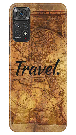 Travel Mobile Back Case for Redmi Note 11s (Design - 334)