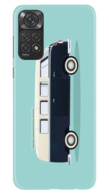 Travel Bus Mobile Back Case for Redmi Note 11s (Design - 338)
