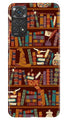 Book Shelf Mobile Back Case for Redmi Note 11s (Design - 348)