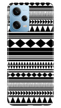 Black white Pattern Case for Poco X5 5G