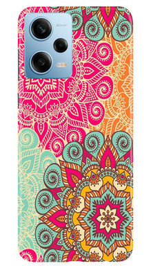 Rangoli art2 Mobile Back Case for Redmi Note 12 5G (Design - 29)
