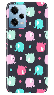 Elephant Baground Mobile Back Case for Redmi Note 12 5G (Design - 44)