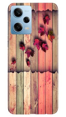 Wooden look2 Mobile Back Case for Redmi Note 12 5G (Design - 56)