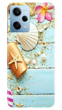 Sea Shells Mobile Back Case for Redmi Note 12 5G (Design - 63)