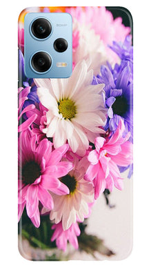 Coloful Daisy Mobile Back Case for Redmi Note 12 5G (Design - 73)