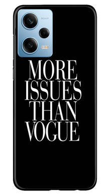 More Issues than Vague Mobile Back Case for Redmi Note 12 Pro 5G (Design - 74)