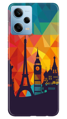 Eiffel Tower2 Mobile Back Case for Redmi Note 12 5G (Design - 91)