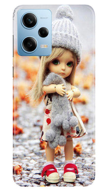 Cute Doll Mobile Back Case for Redmi Note 12 5G (Design - 93)