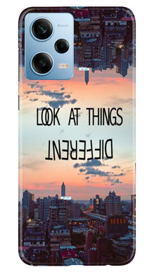 Look at things different Mobile Back Case for Poco X5 Pro 5G (Design - 99)