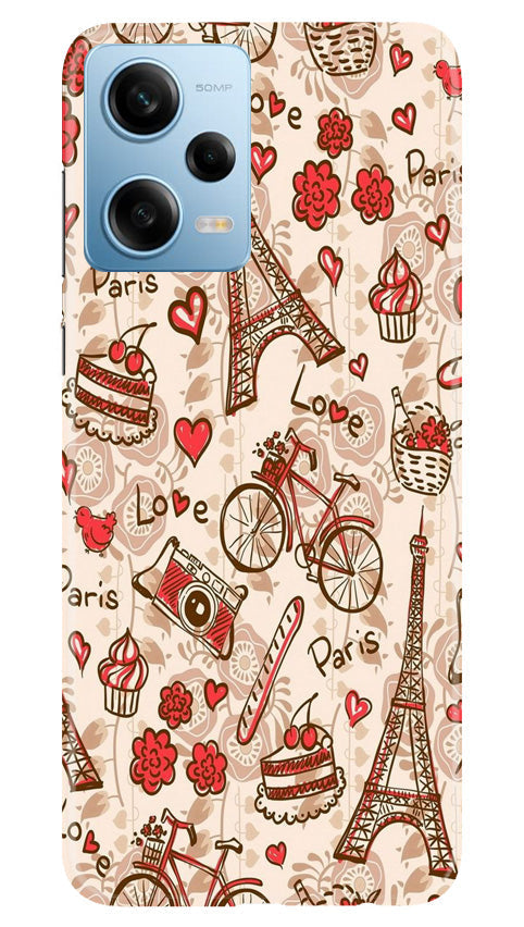 Love Paris Case for Redmi Note 12 5G(Design - 103)