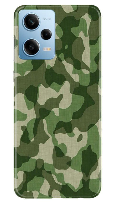 Army Camouflage Case for Redmi Note 12 Pro 5G  (Design - 106)