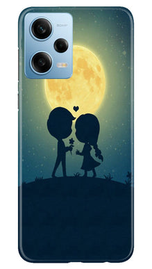 Love Couple Mobile Back Case for Redmi Note 12 5G  (Design - 109)