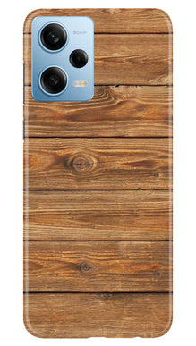Wooden Look Mobile Back Case for Redmi Note 12 5G  (Design - 113)