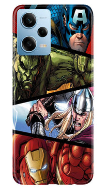Avengers Superhero Mobile Back Case for Redmi Note 12 5G  (Design - 124)