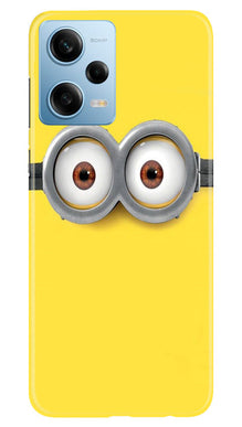 Minions Mobile Back Case for Redmi Note 12 5G  (Design - 128)