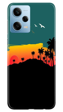 Sky Trees Mobile Back Case for Redmi Note 12 5G (Design - 160)