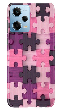 Puzzle Mobile Back Case for Redmi Note 12 5G (Design - 168)
