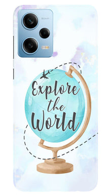 Explore the World Mobile Back Case for Redmi Note 12 5G (Design - 176)