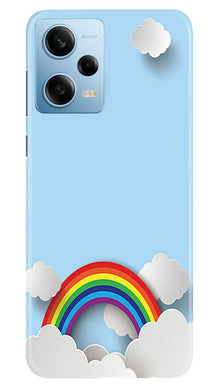 Rainbow Mobile Back Case for Redmi Note 12 Pro 5G (Design - 194)