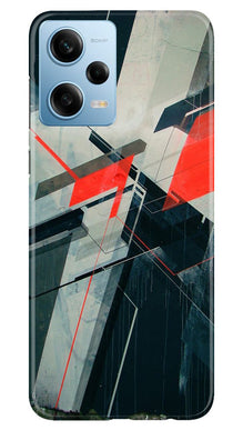 Modern Art Mobile Back Case for Redmi Note 12 5G (Design - 200)