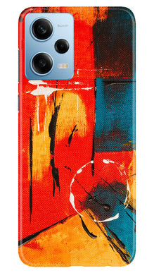 Modern Art Mobile Back Case for Redmi Note 12 5G (Design - 208)