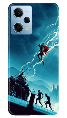 Thor Avengers Mobile Back Case for Redmi Note 12 5G (Design - 212)