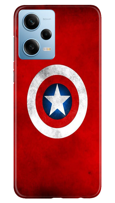Captain America Case for Redmi Note 12 5G (Design No. 218)