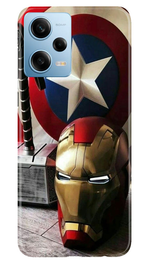 Ironman Captain America Case for Poco X5 Pro 5G (Design No. 223)