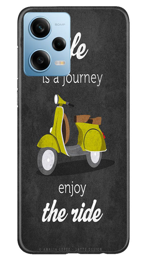 Life is a Journey Case for Redmi Note 12 5G (Design No. 230)