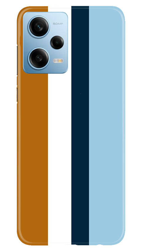 Diffrent Four Color Pattern Case for Redmi Note 12 5G (Design No. 244)