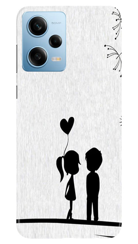 Cute Kid Couple Case for Redmi Note 12 5G (Design No. 252)