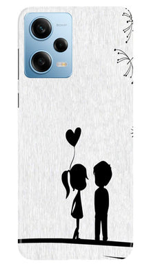 Cute Kid Couple Mobile Back Case for Redmi Note 12 Pro 5G (Design - 252)