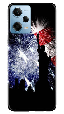 Statue of Unity Mobile Back Case for Redmi Note 12 Pro 5G (Design - 258)