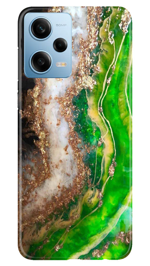 Marble Texture Mobile Back Case for Redmi Note 12 5G (Design - 269)