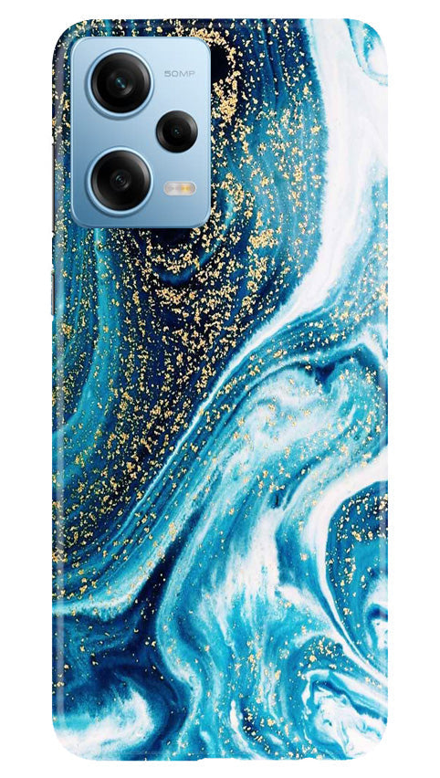 Marble Texture Mobile Back Case for Redmi Note 12 5G (Design - 270)