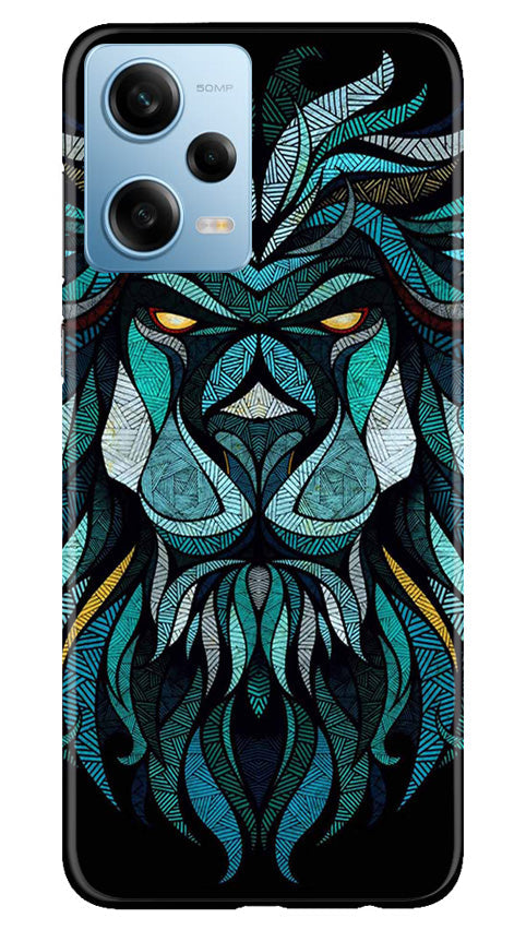Lion Mobile Back Case for Redmi Note 12 5G (Design - 276)
