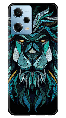 Lion Mobile Back Case for Redmi Note 12 Pro 5G (Design - 276)