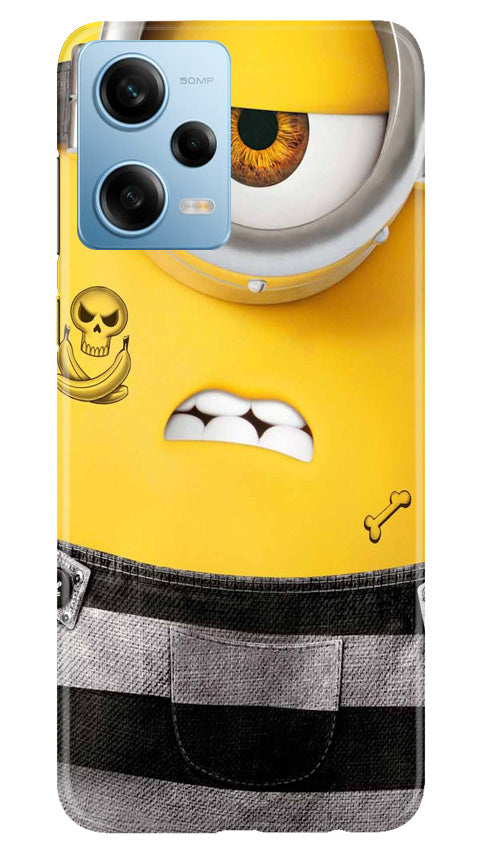 Minion Mobile Back Case for Redmi Note 12 5G (Design - 286)