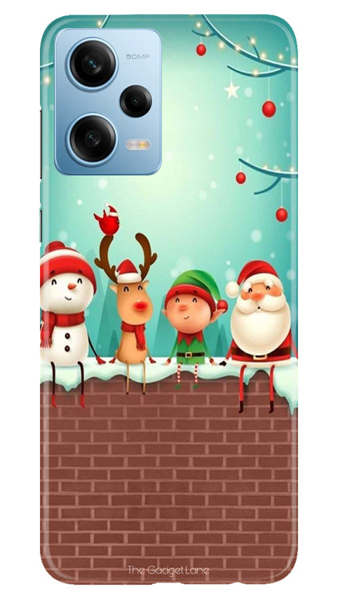Santa Claus Mobile Back Case for Redmi Note 12 5G (Design - 296)
