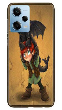 Dragon Mobile Back Case for Redmi Note 12 Pro 5G (Design - 298)