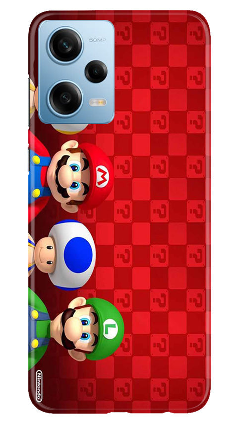 Mario Mobile Back Case for Redmi Note 12 5G (Design - 299)