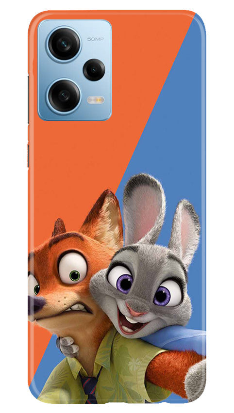 Cartoon Mobile Back Case for Redmi Note 12 5G (Design - 306)