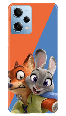 Cartoon Mobile Back Case for Redmi Note 12 Pro 5G (Design - 306)